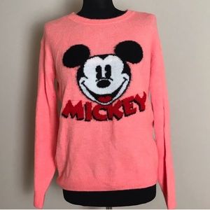 h&m pink mickey hoodie